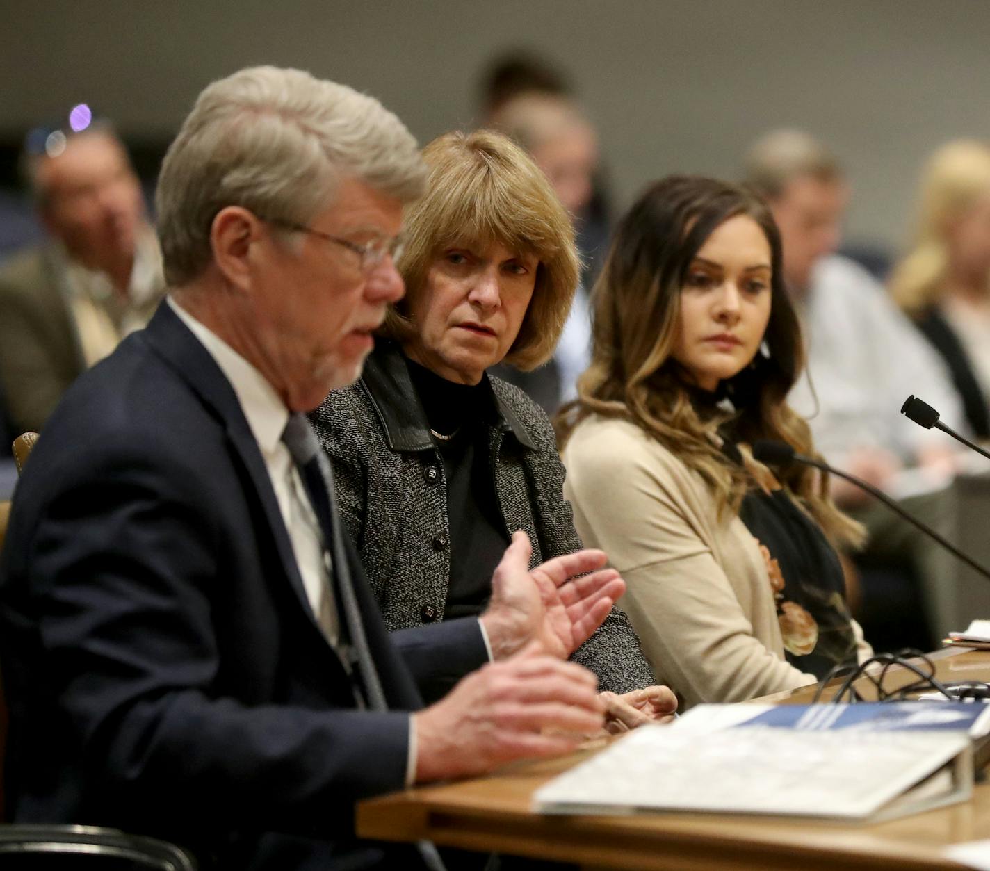 Jodi Harpstead, center, Minnesota Department of Human Services Commissioner (DHS), appeared in October before a Senate committee about the agency making $29 million in improper payments to two Indian bands for opioid treatment. Next to Harpstead is Jim Nobles, legislative auditor, left, and Danielle Stevens, right, compliance director, White Earth Nation. DAVID JOLES &#x2022; david.joles@startribune.com The new commissioner of the Minnesota Department of Human Services (DHS) Jodi Harpstead faced