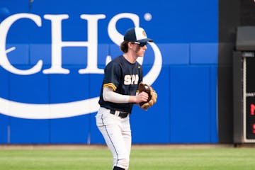 St. Paul Academy shortstop Tommy Verhey stood ready during a May game, and it was clear from the background where he was playing.