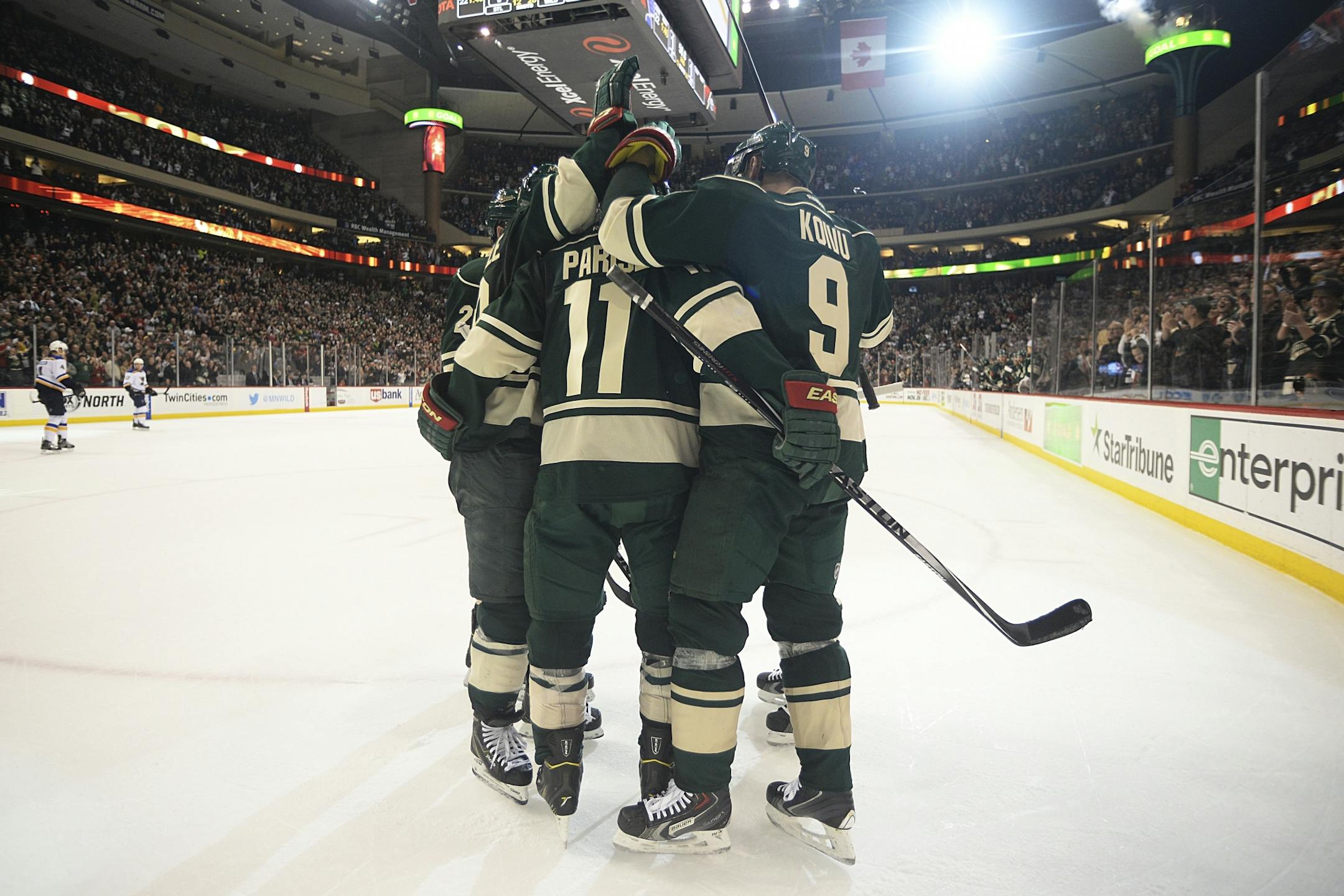 Zach Parise and the rest of the Wild players would like to be considered more than a "bubble team" in the NHL playoff hunt.