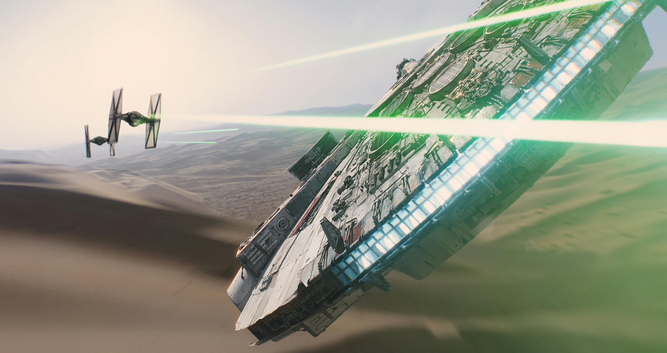 This photo provided by Disney/Lucasfilm shows a scene from the new film, "Star Wars: The Force Awakens." The movie releases in U.S. theaters on Dec. 18, 2015. (Film Frame/Disney/Lucasfilm via AP) ORG XMIT: MIN2015121114521038