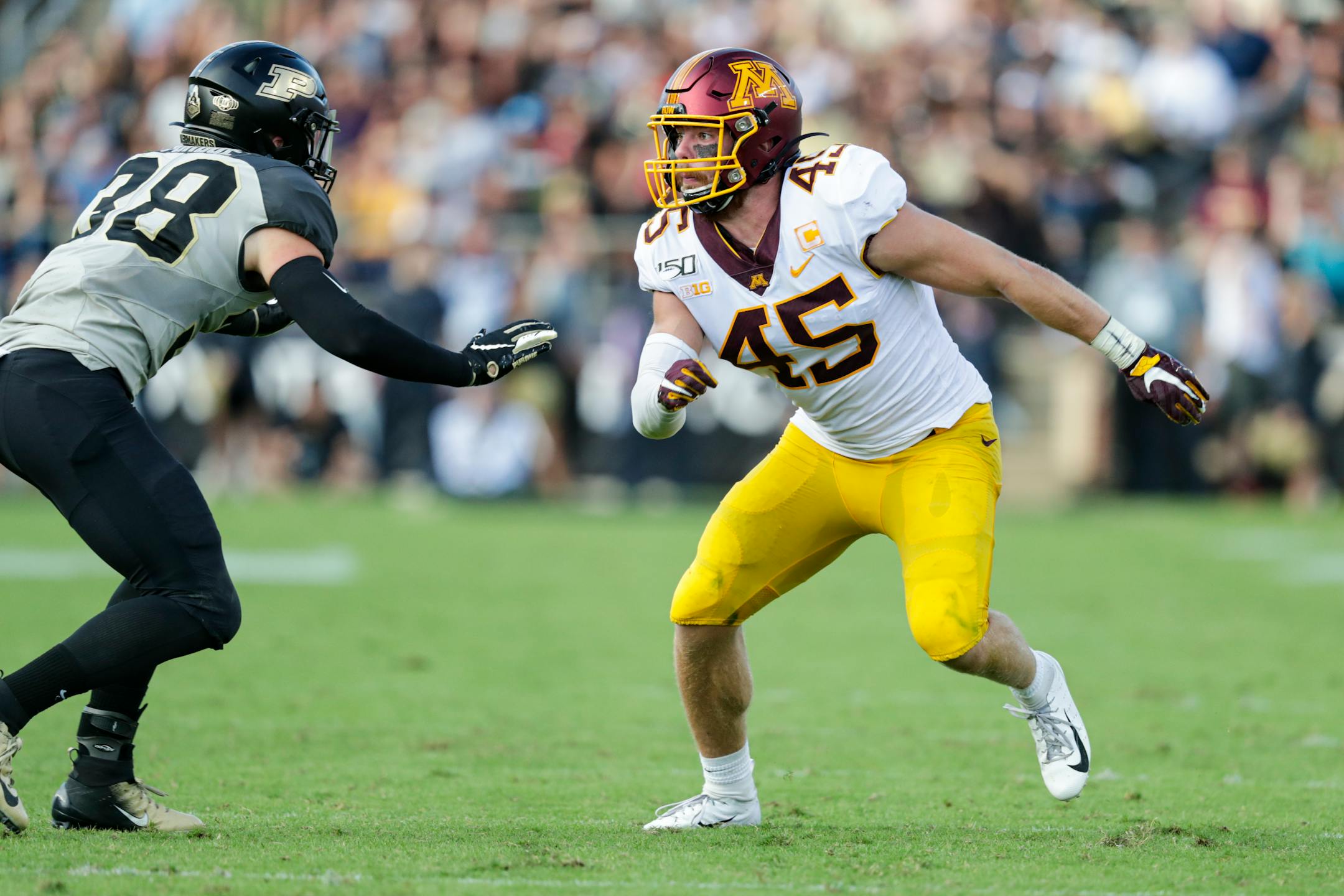 Gophers linebacker and former Eden Prairie star Carter Coughlin has been hampered by injuries this season, but he's starting to feel better.