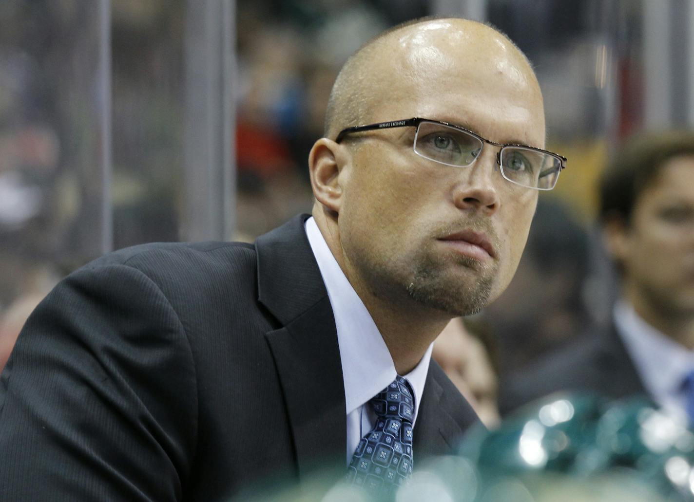 Minnesota Wild head coach Mike Yeo.