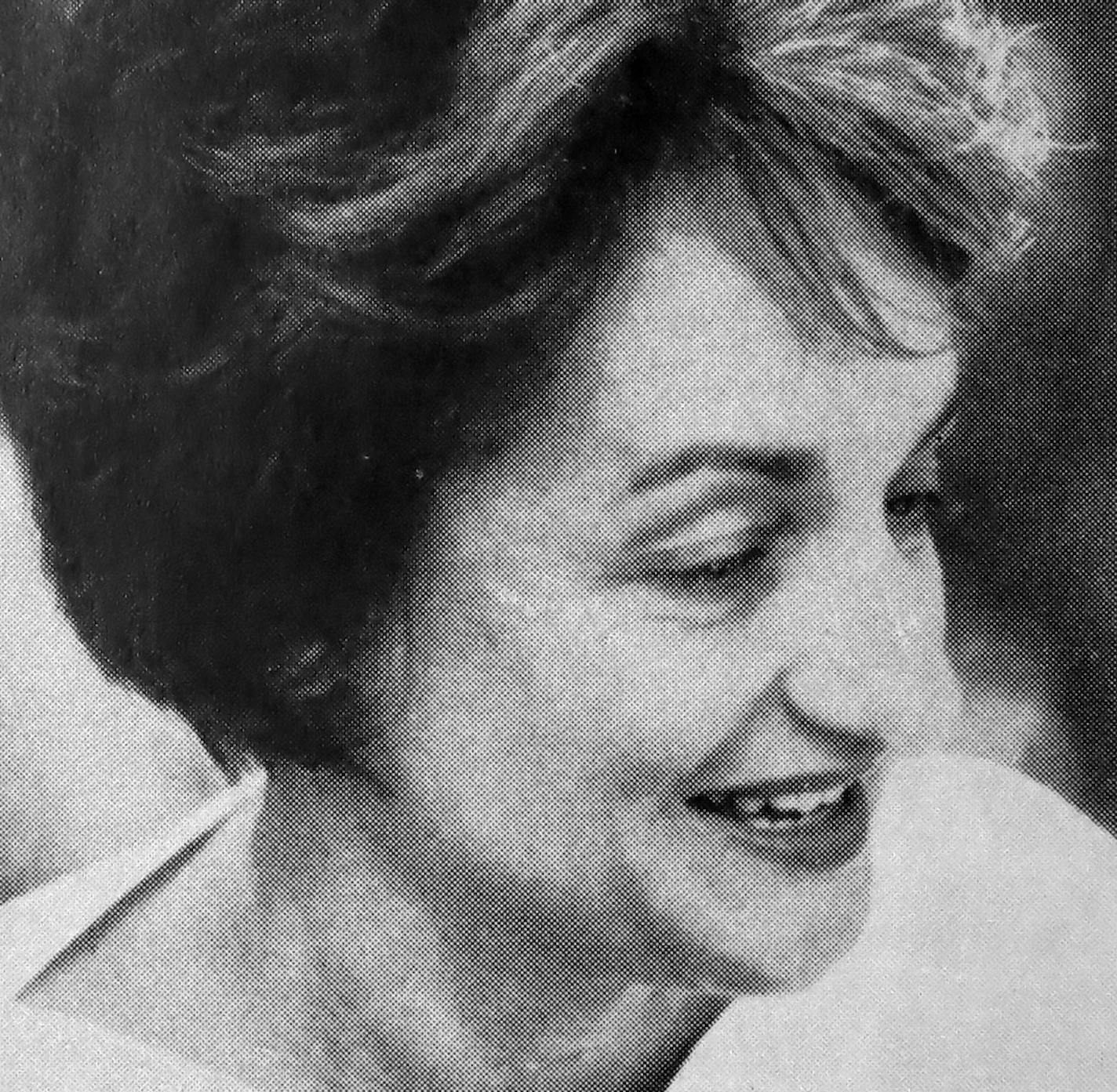 Author portrait og Betty Friedan from the book jacket of " the Feminine Mystique"