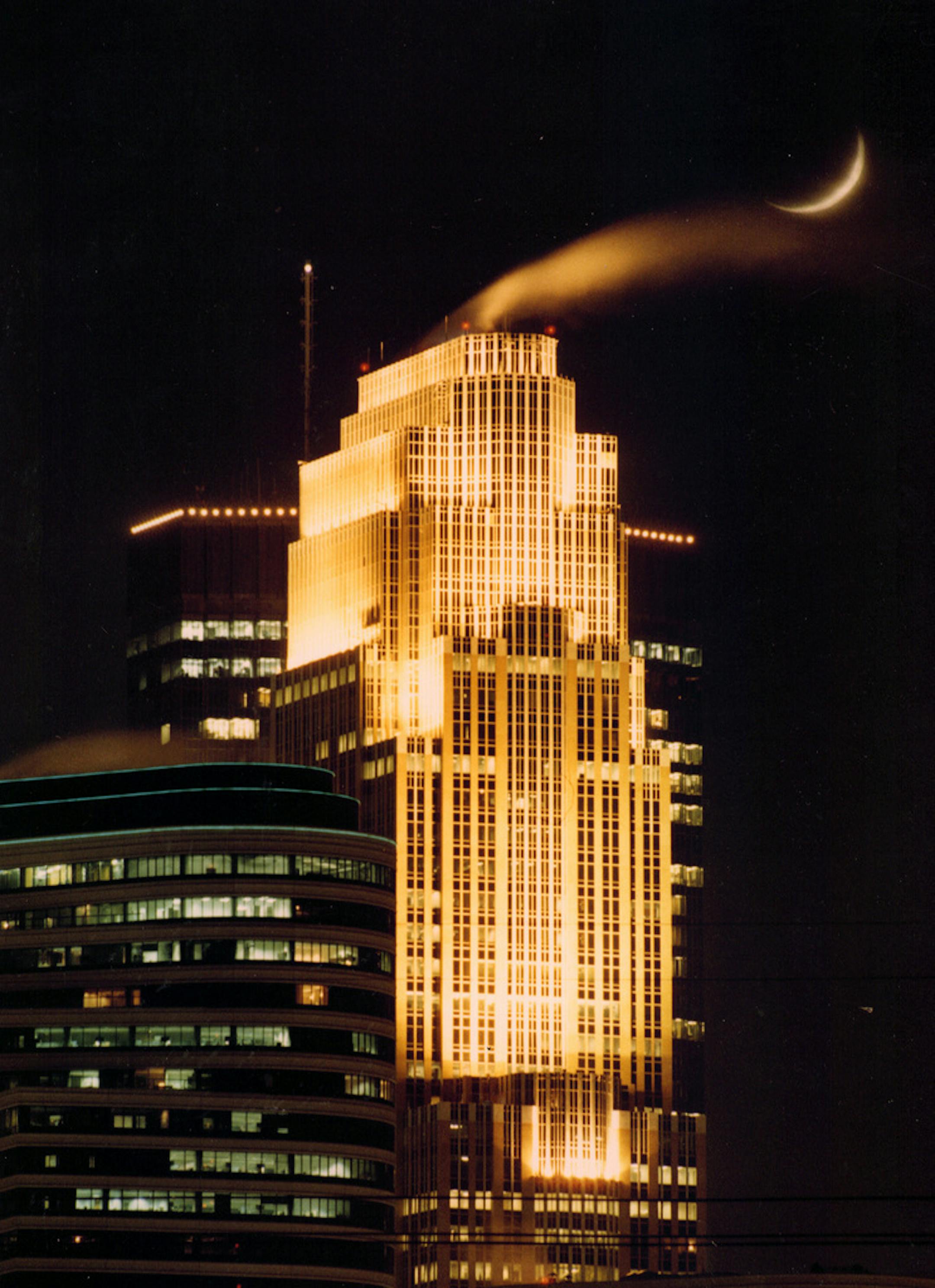 The Wells Fargo Center, in downtown Minneapolis.