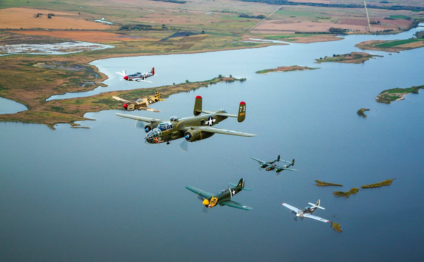 Most of the vintage planes on display at the Fagen Fighters WWII Museum are flown regularly in the Upper Minnesota River Valley.