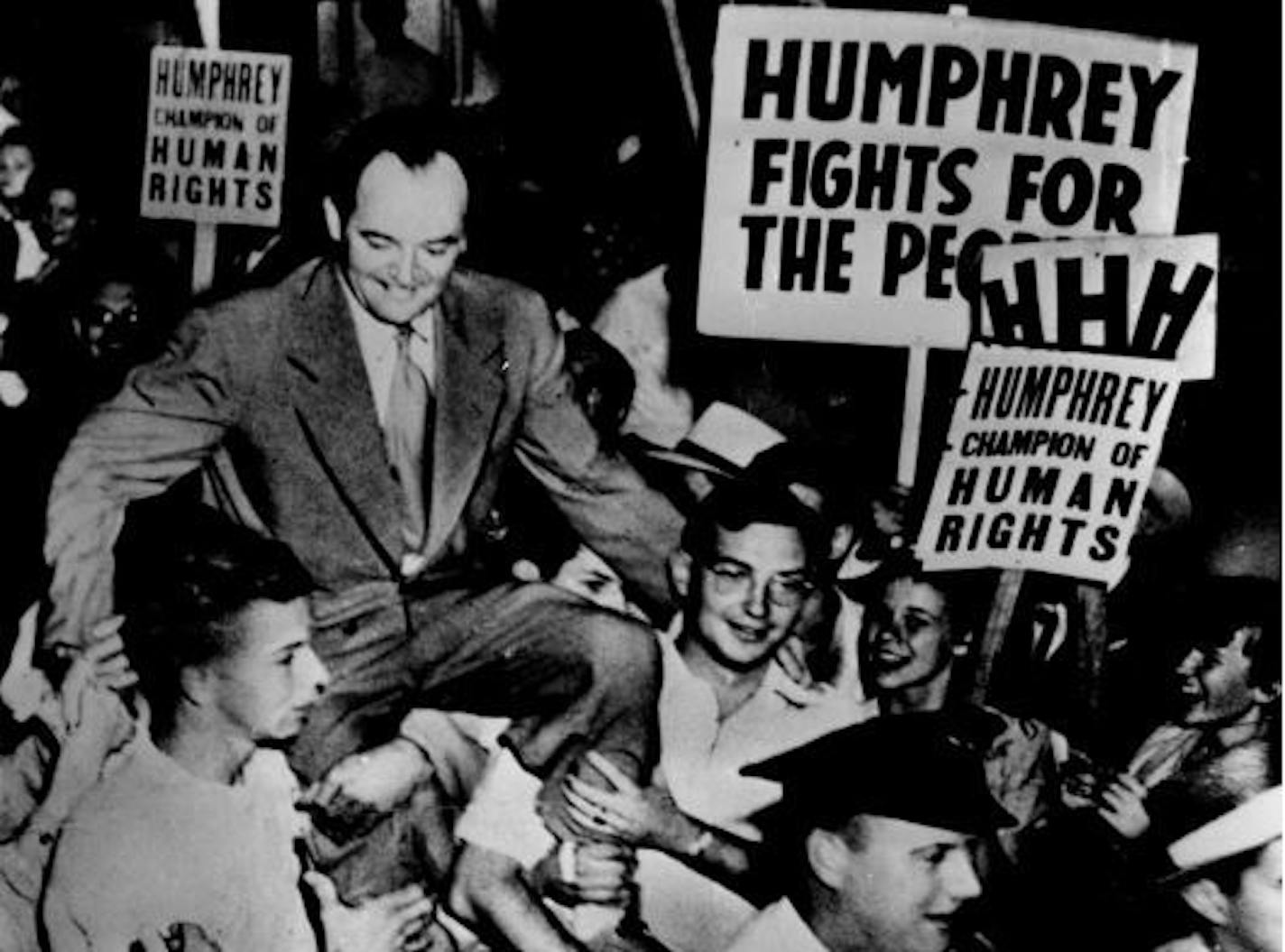 "To those who say that we are rushing this issue of civil rights, I say to them we are 172 years too late," Hubert H. Humphrey said in his groundbreaking speech in 1948.