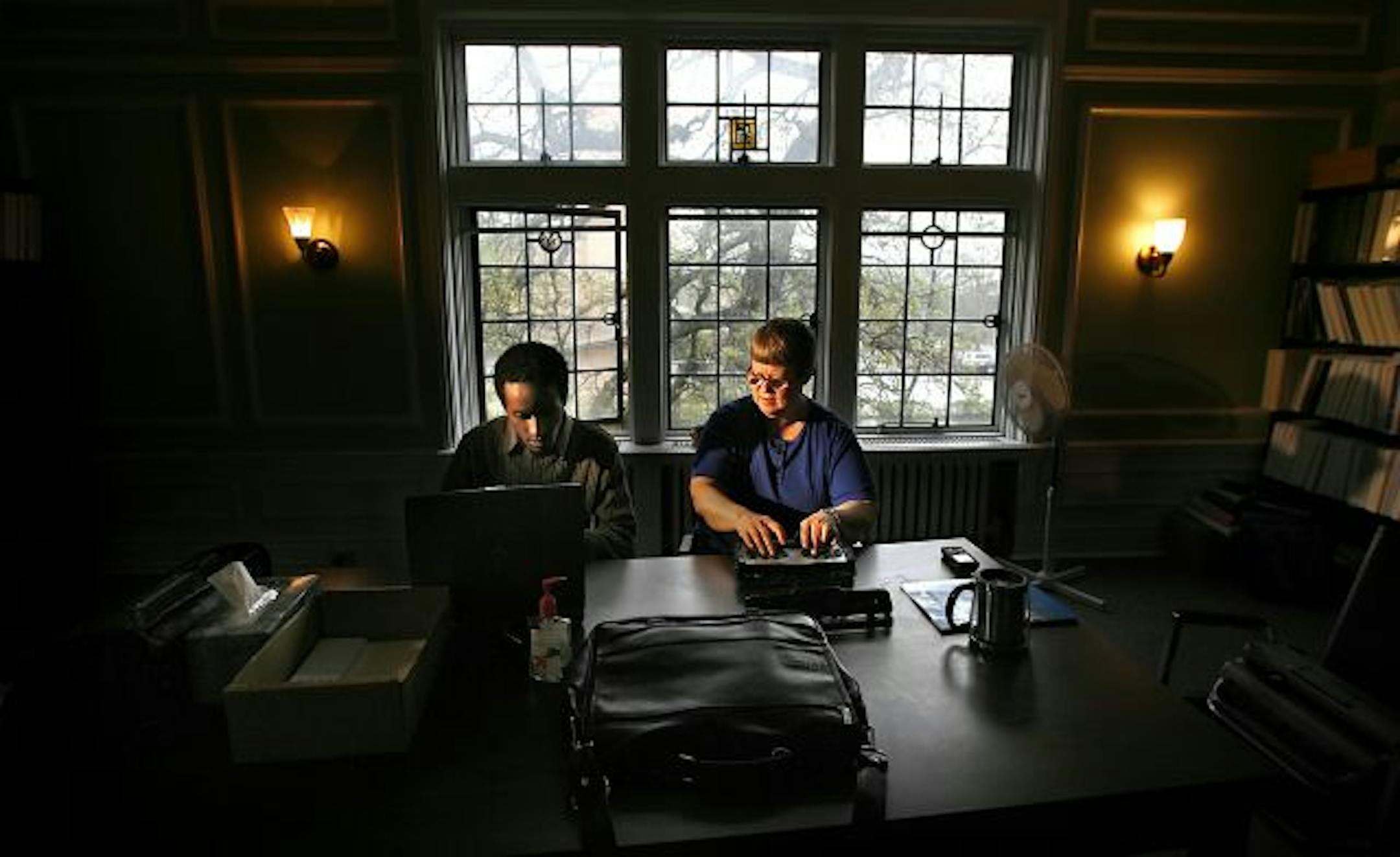 Muzamil Yahya and Sharon Monthei.