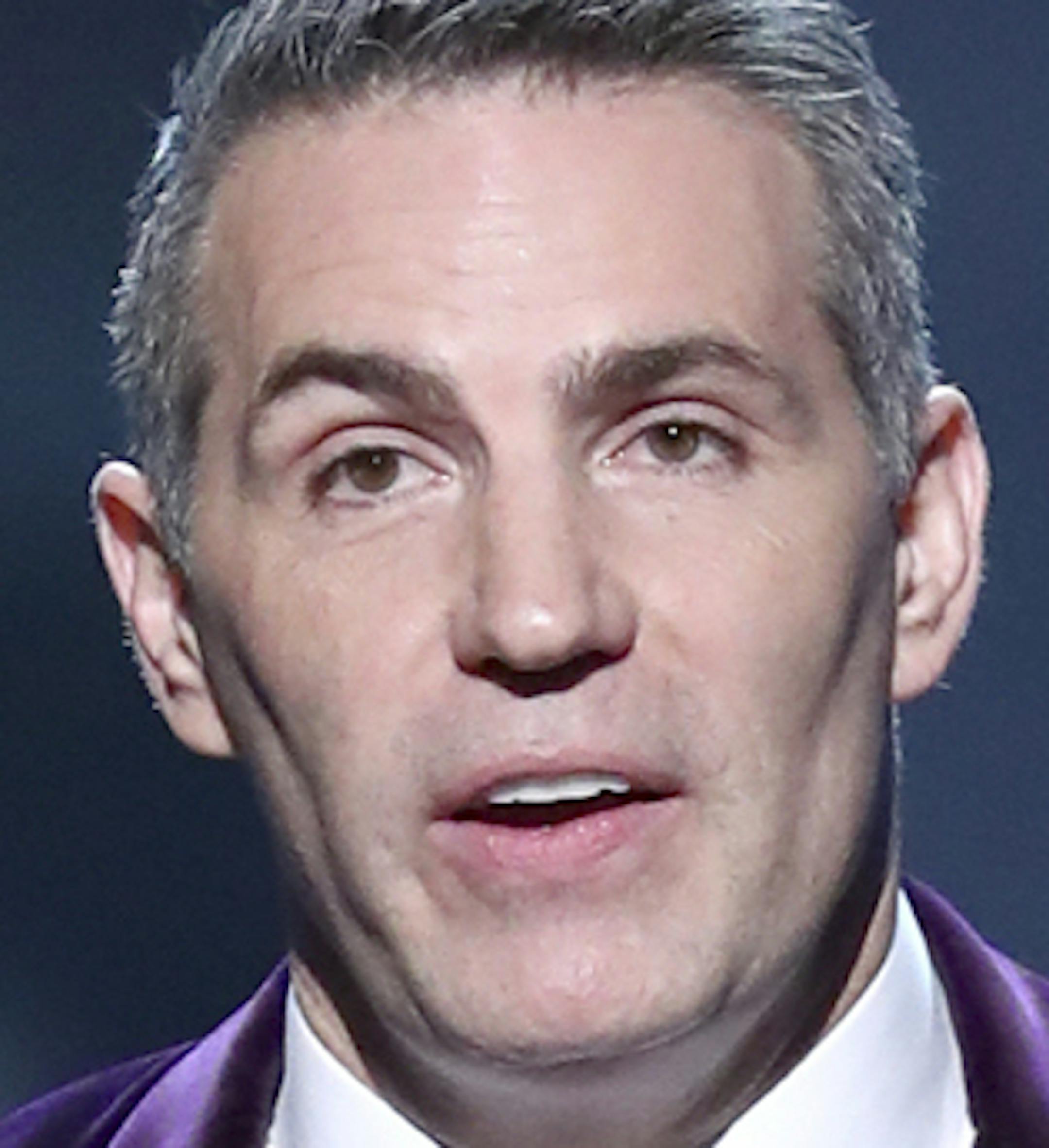 Former NFL player Kurt Warner presents the Walter Payton NFL Man of the Year Award at the 6th annual NFL Honors at the Wortham Center on Saturday, Feb. 4, 2017, in Houston. (Photo by John Salangsang/Invision for NFL/AP Images) ORG XMIT: INVL