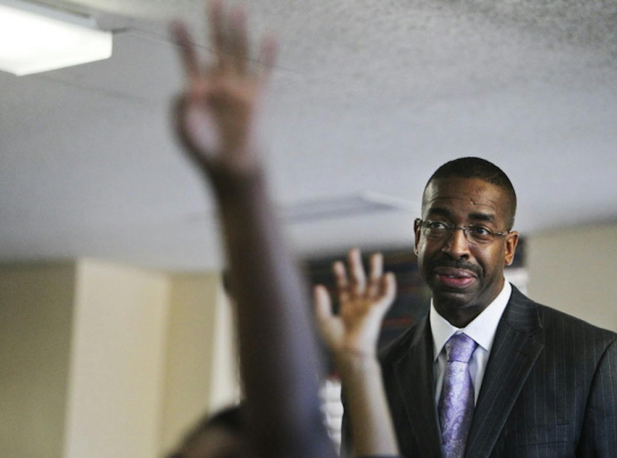 Eric Mahmound in school