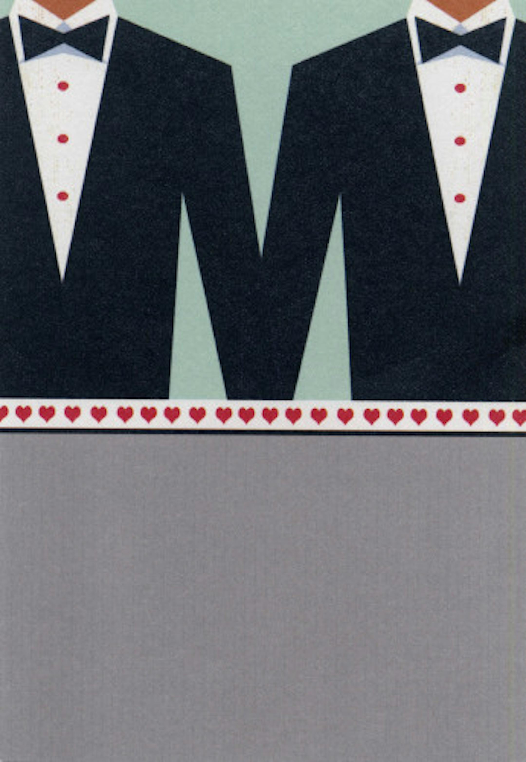 This photo provided by Hallmark shows a same-sex wedding greeting card. Hallmark added the cards after California joined Massachusetts as the only U.S. states with legal gay marriage.