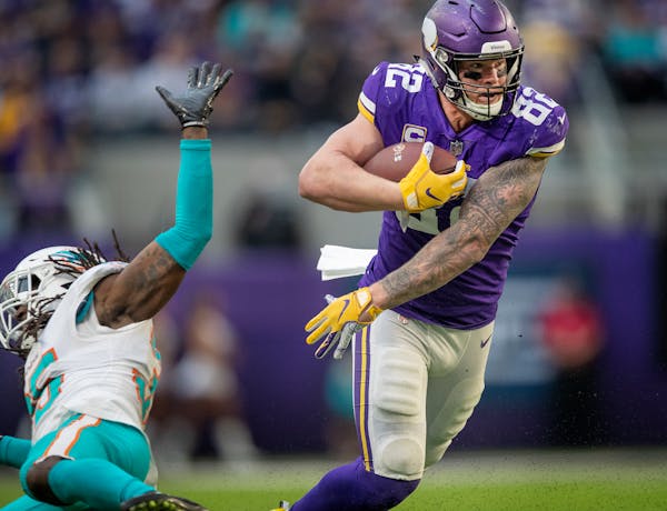 Tight end Kyle Rudolph said he believes the Vikings and his representatives are still on the same page in trying to get a deal done.