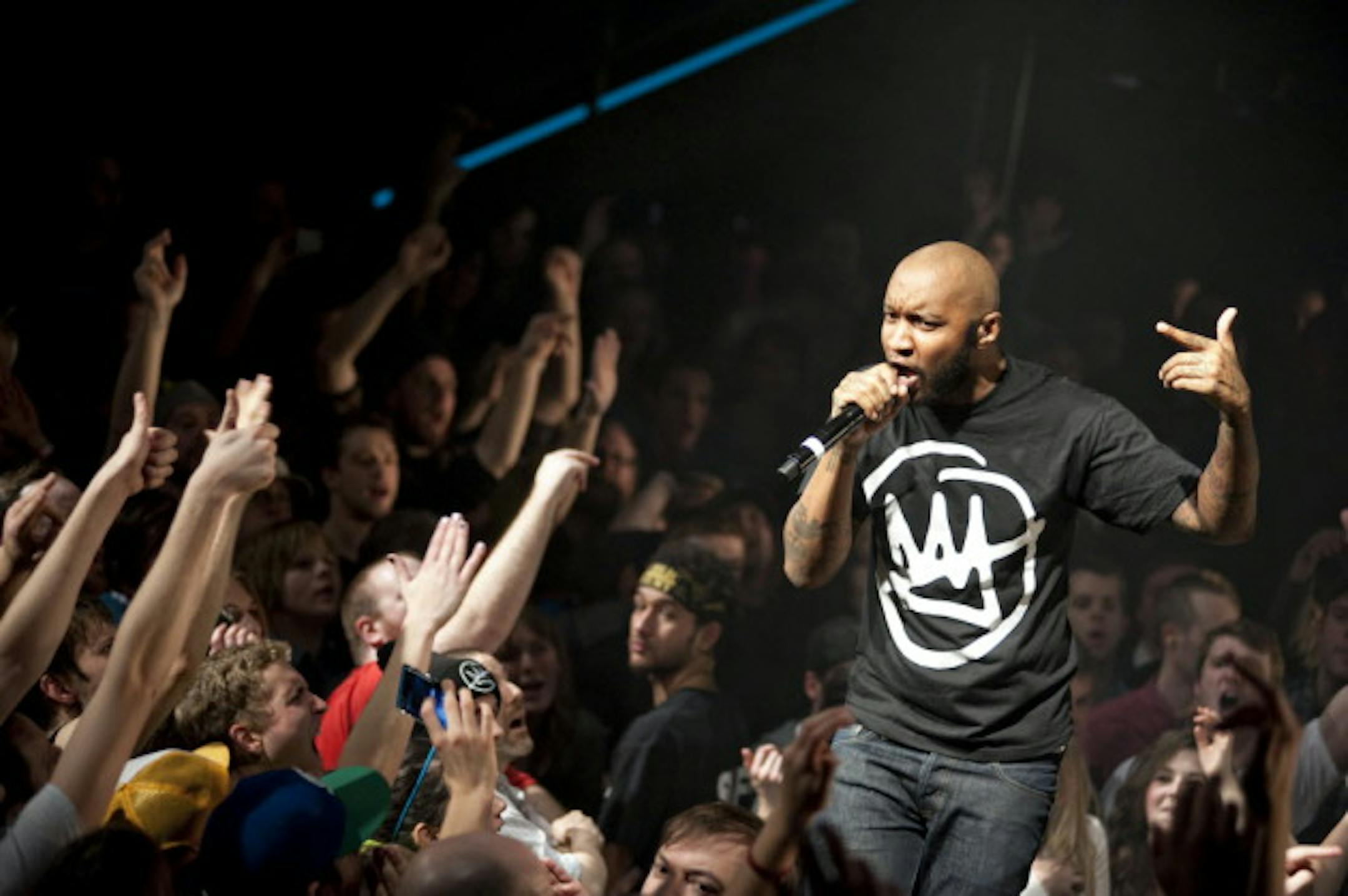 P.O.S. was last seen at the first night of the Doomtree Blowout VIII in December at First Avenue. / Photo by Leslie Plesser