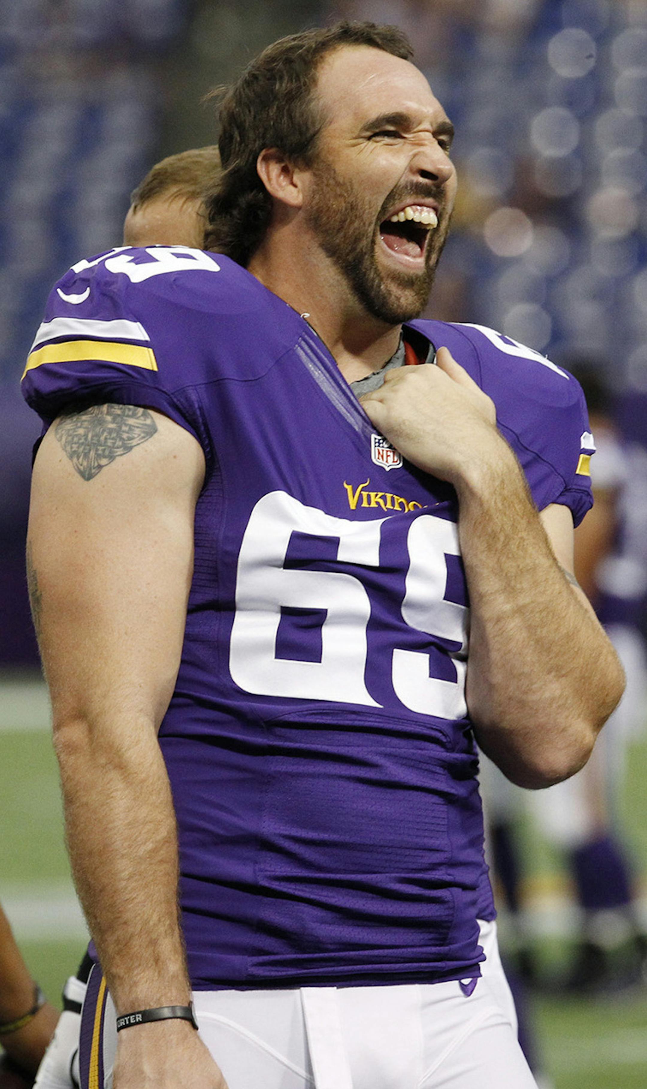 Minnesota Vikings defensive end Jared Allen