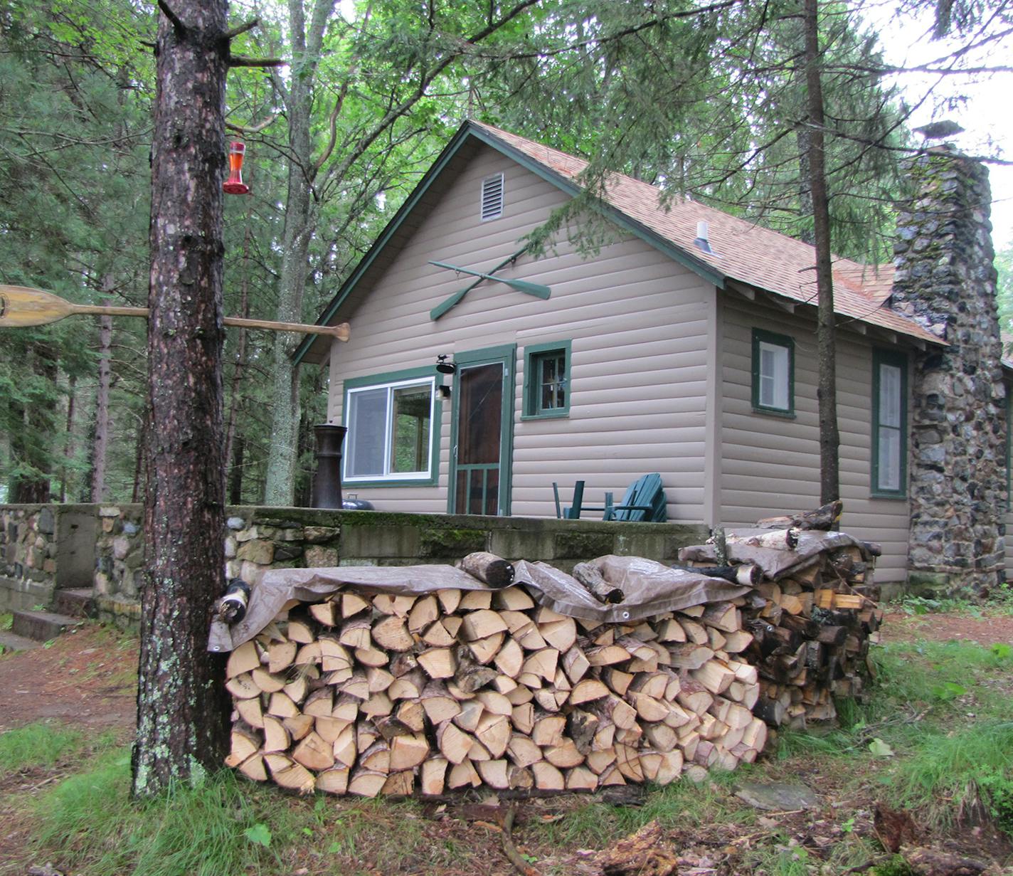 The cabin in Boulder Junction, Wis.