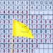 The flag on a green's pin flutters in the wind in front of a leader board on the 17th hole during the second round of the Masters golf tournament Frid