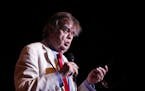 Garrison Keillor appeared during a live 2016 broadcast of "A Prairie Home Companion" at the State Theatre in Minneapolis.