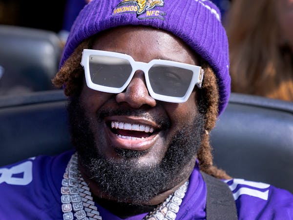 T-Pain, seen at a Vikings game last fall, will perform after a Twins game on June 15.