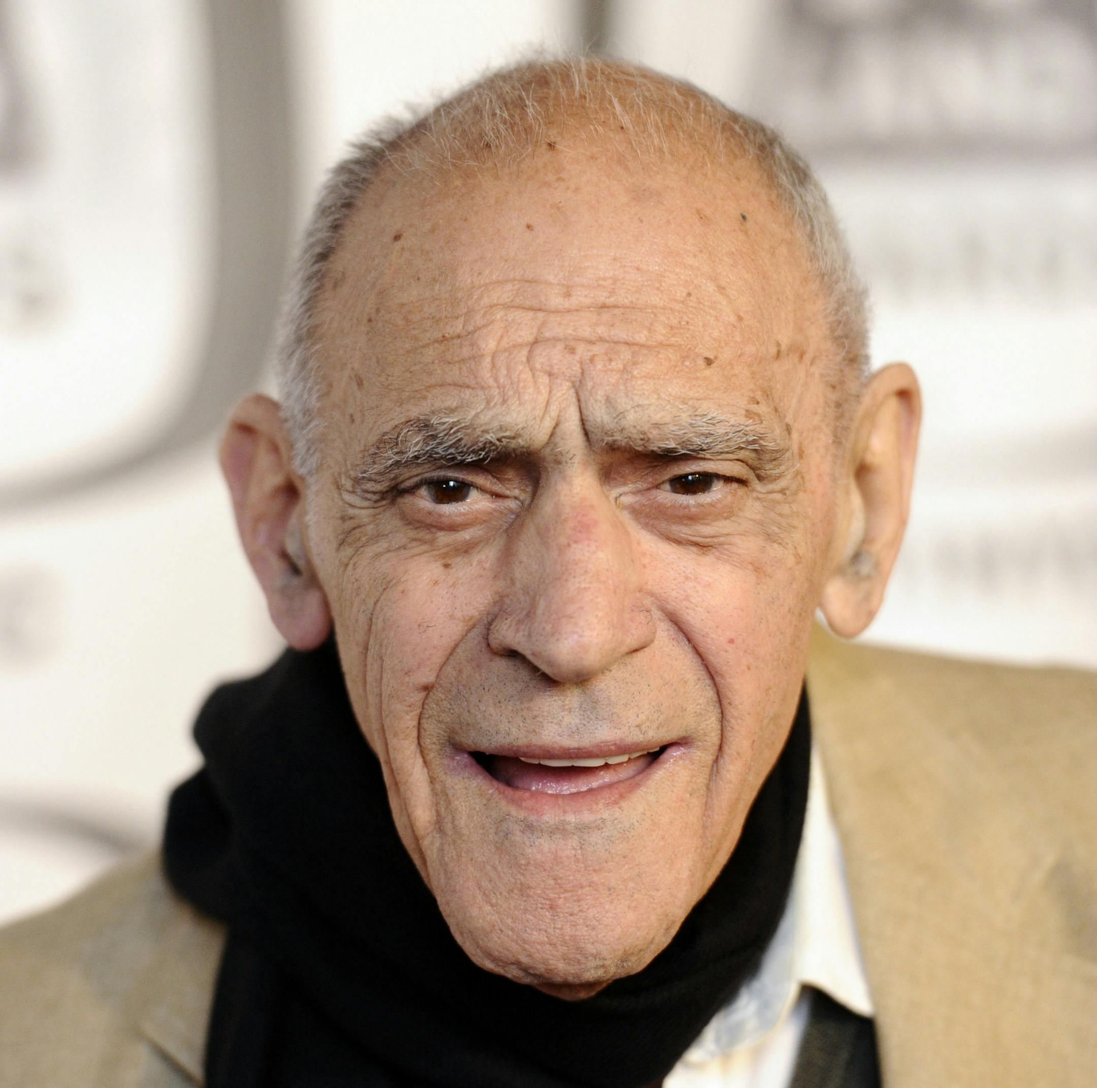FILE - In an April 10, 2011 file photo, actor Abe Vigoda arrives at the 2011 TV Land Awards in New York. Vigoda, whose leathery, sunken-eyed face made him ideal for playing the over-the-hill detective Phil Fish in the 1970s TV series `Barney Miller’ and the doomed Mafia soldier in `The Godfather,’ died in his sleep Tuesday, Jan. 26, 2016, at his daughter's home in Woodland Park, N.J. He was 94. (AP Photo/Peter Kramer, File)