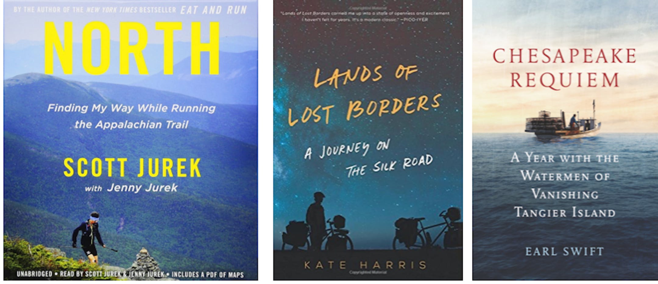 Three releases from 2018: "North," "Land of Lost Borders," and "Chesapeake Requiem."