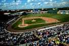 Fans watched the Toronto Blue Jays take on the Twins at Hammond Stadium prior to last year's spring training being shut down. (Carlos Gonzalez/Star Tr
