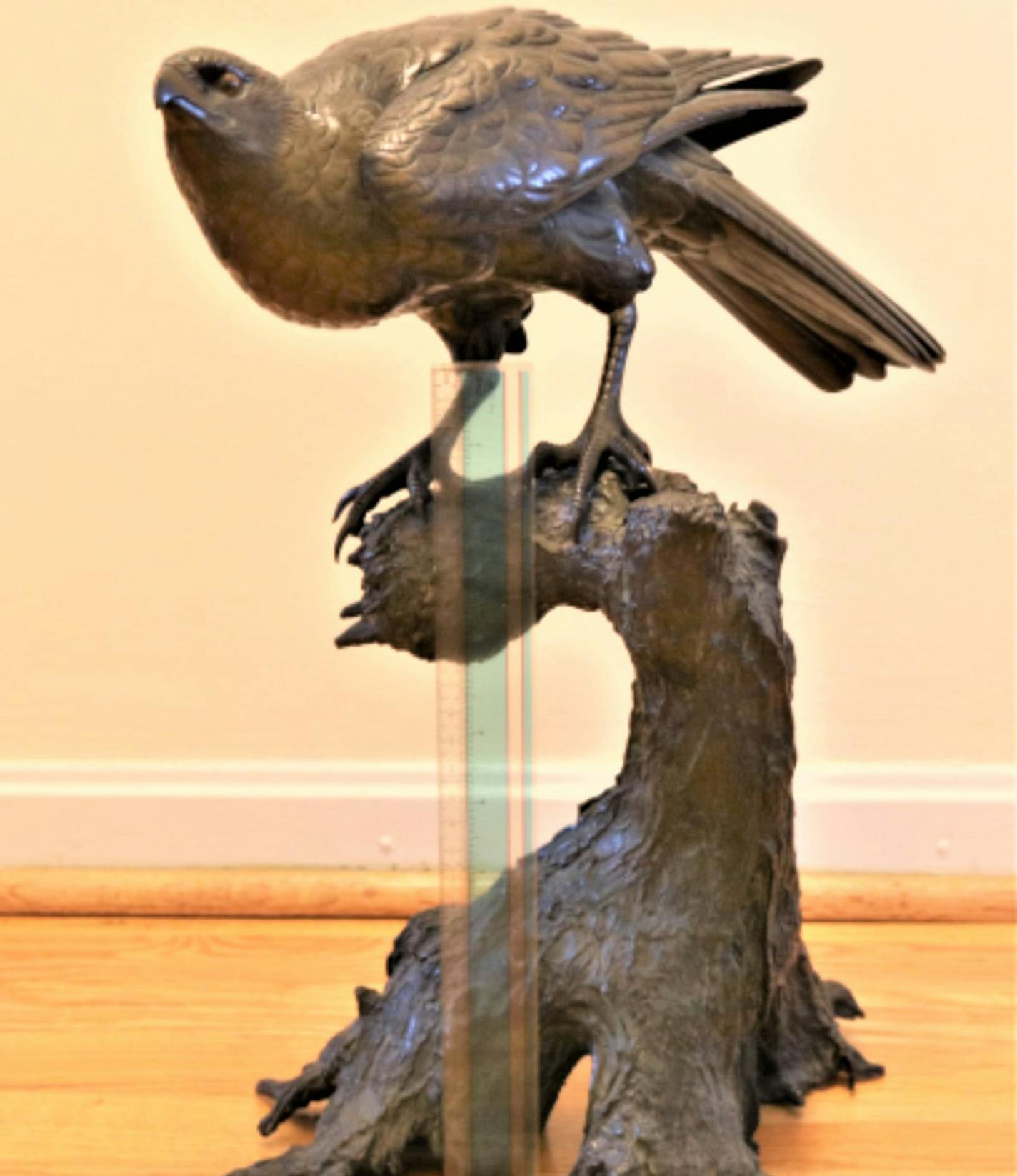 This bronze bird is intimidating but beautiful. (Handout/TNS)