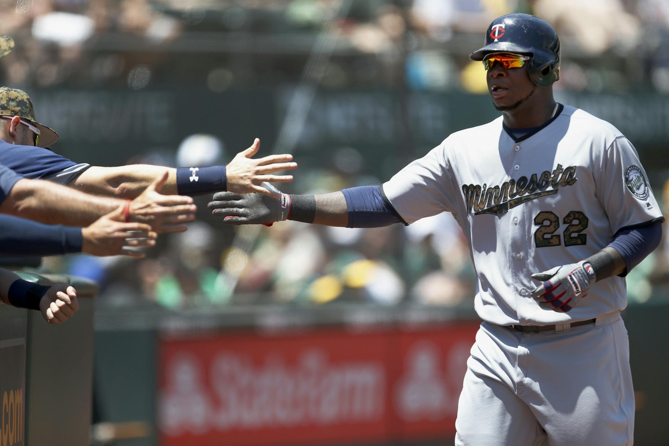 Minnesota Twins' Miguel Sano (22)