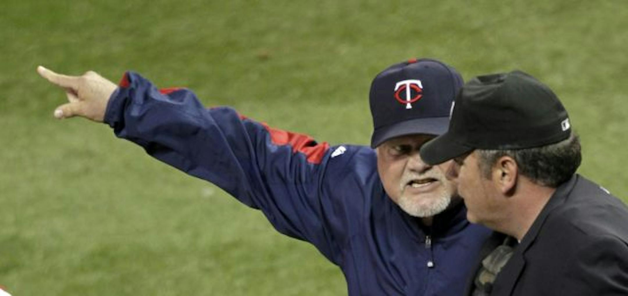 Ron Gardenhire rekindled some history with plate umpire Hunter Wendelstedt when he disputed a non-strike call in the seventh inning of Game 2. Gardenhire's protests earned him an ejection — again.