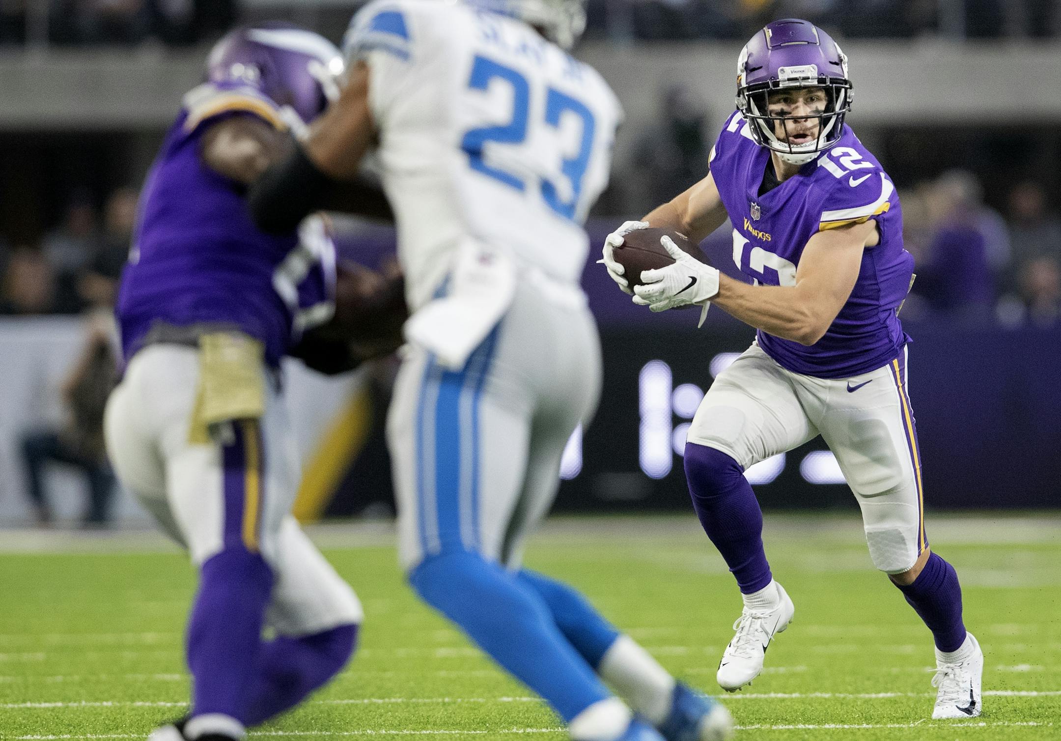 Chad Beebe caught a pass in the first quarter.