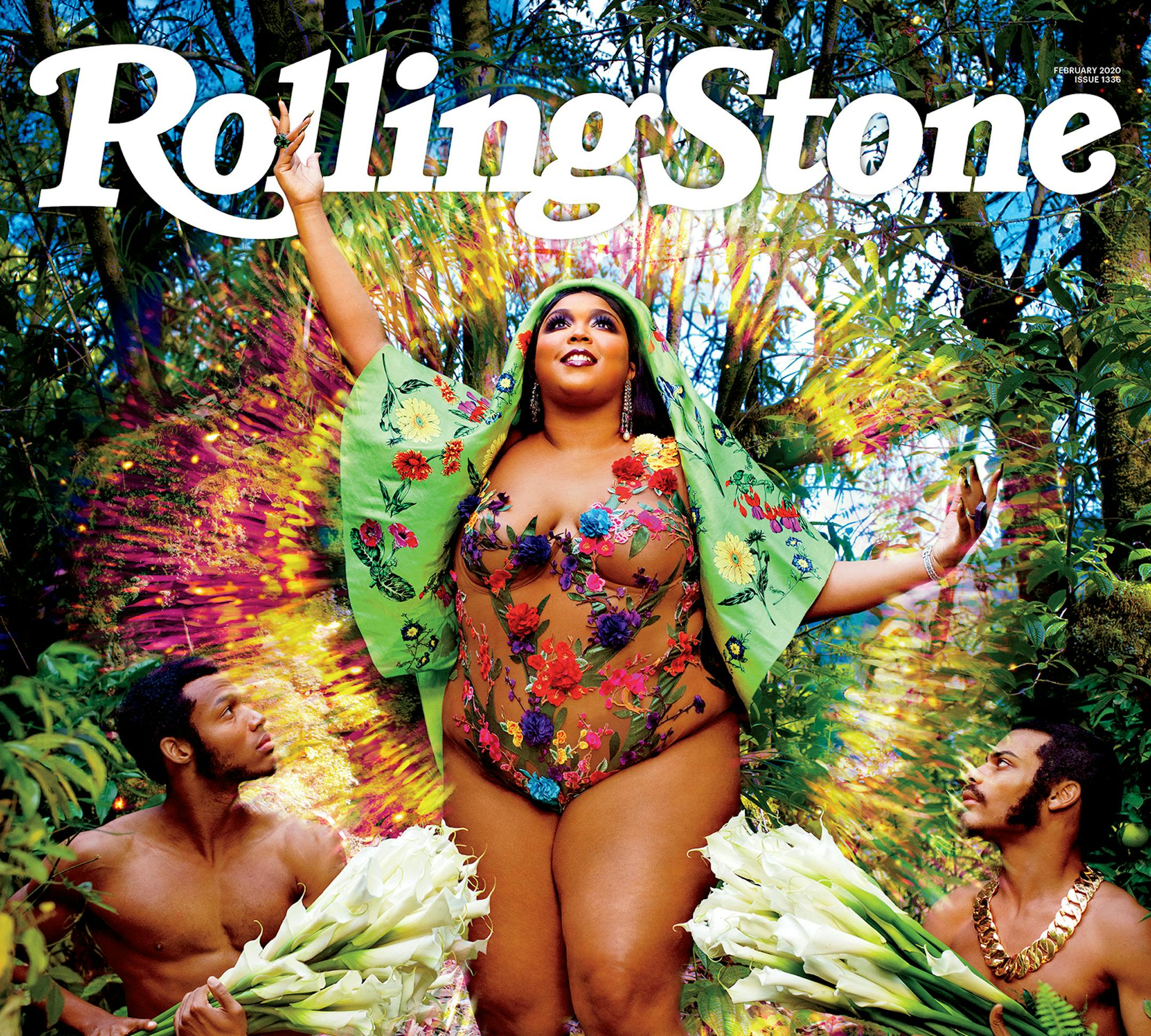 Lizzo on the cover of the February edition of "Rolling Stone."