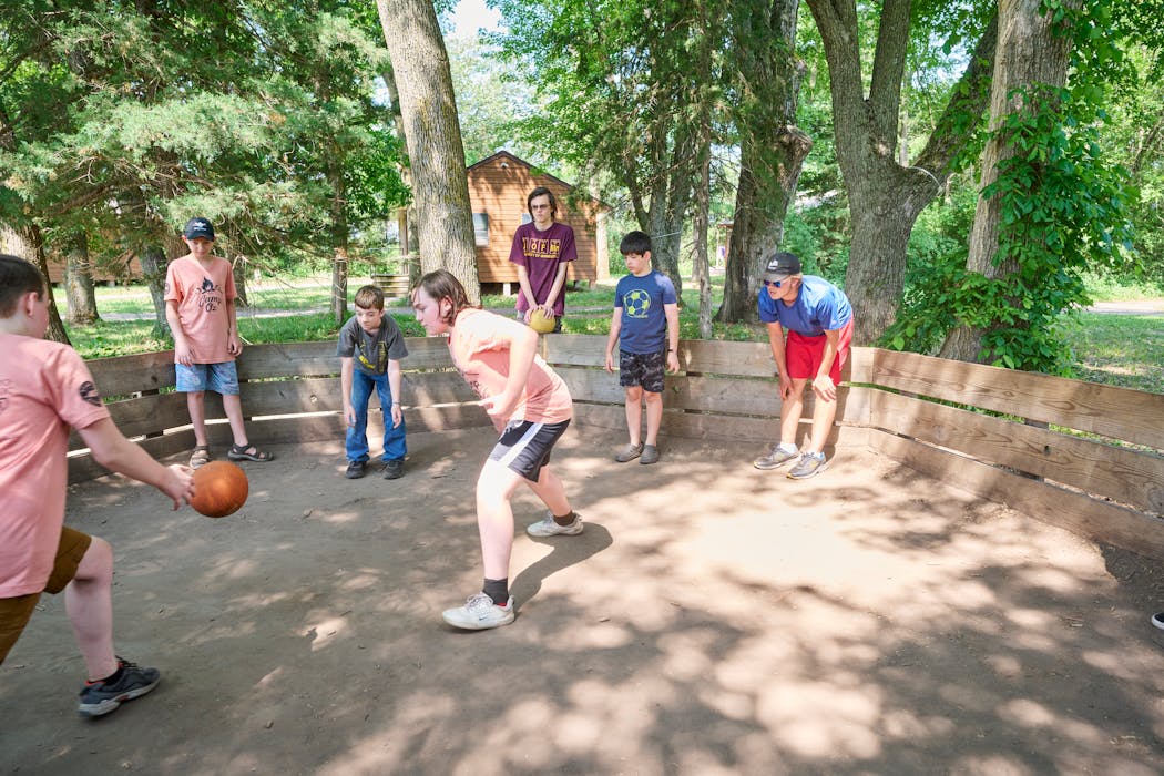 In gaga ball, which is something like dodgeball played in a pit, kids with mobility challenges can play alongside kids without physical limitations.