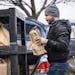 Amazon Prime Now driver Miguel Ramos of Richfield filled up his car with deliveries at the Amazon Prime Now hub. ] LEILA NAVIDI &#x2022; leila.navidi@