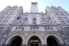 A view of the Trump International Hotel is seen on March 4, 2021, in Washington. The Trump hotel in Washington took in more than $750,000 from six for
