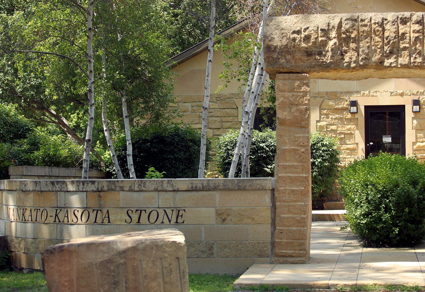 Mankato Kasota Stone, a 125-year-old company providing distinctive limestone for architecture ranging from middle class homes to Target Field, closed in June. ] (ANNA REED/STAR TRIBUNE) anna.reed@startribune.com (cq)