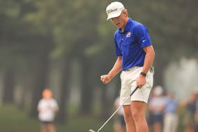 When Jake Birdwell won the Class 3A boys golf state title, he did it with a clenched fist and a roar.