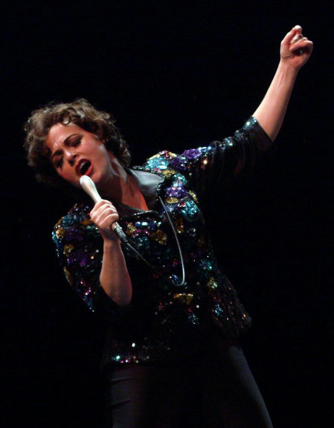 Jody Briskey returns as Judy Garland in the Carnegie Hall concert portions of "Beyond the Rainbow" at St. Paul's History Theatre. ORG XMIT: MIN1911111622032038