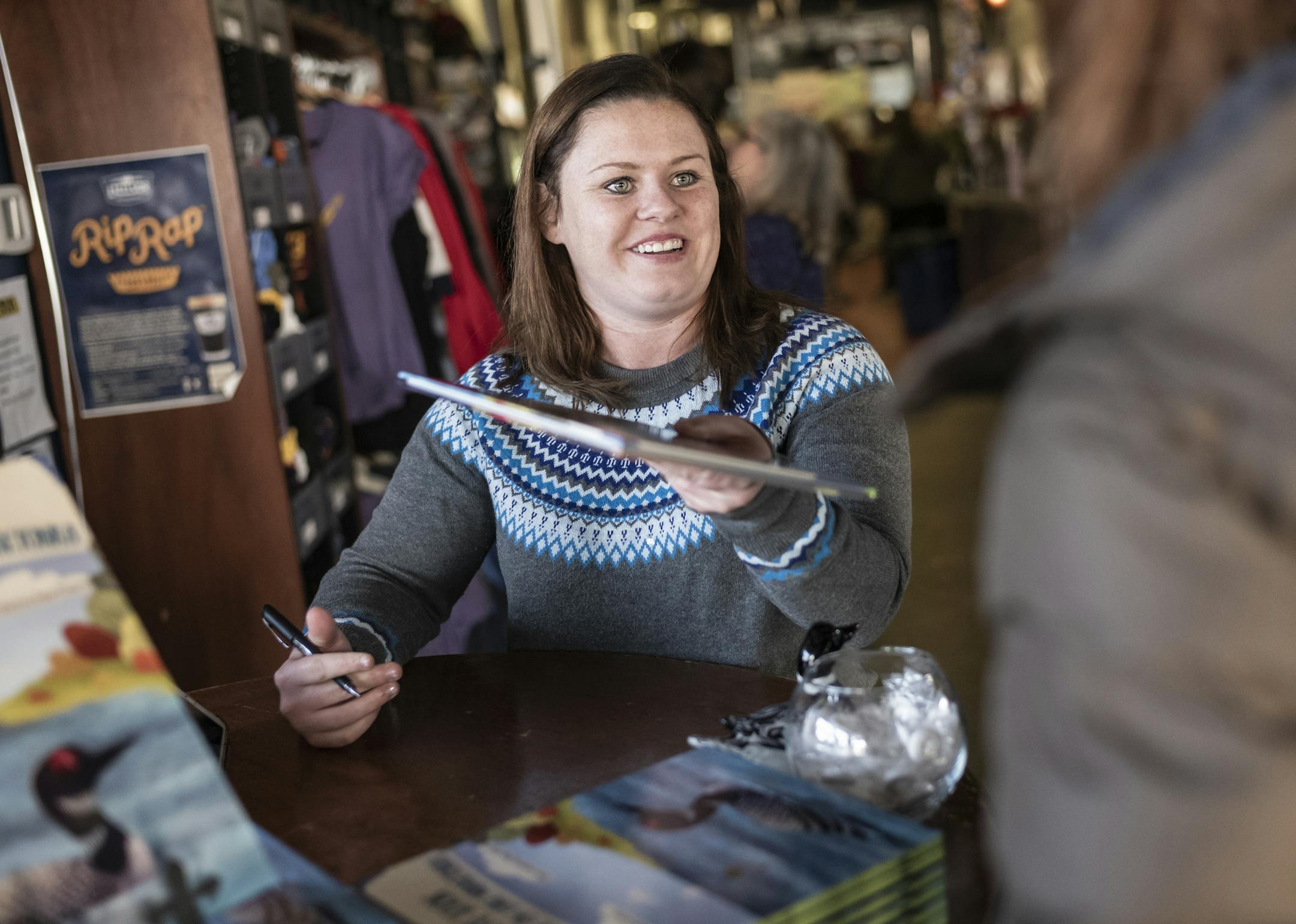 Mound native and English major Mikaela Casey realized there were no children's books about Lake Minnetonka, so she wrote one herself. Now her self-published "Lenny the Loon" is flying off the shelves. ] RICHARD TSONG-TAATARII • richard.tsong-taatarii@startribune.com