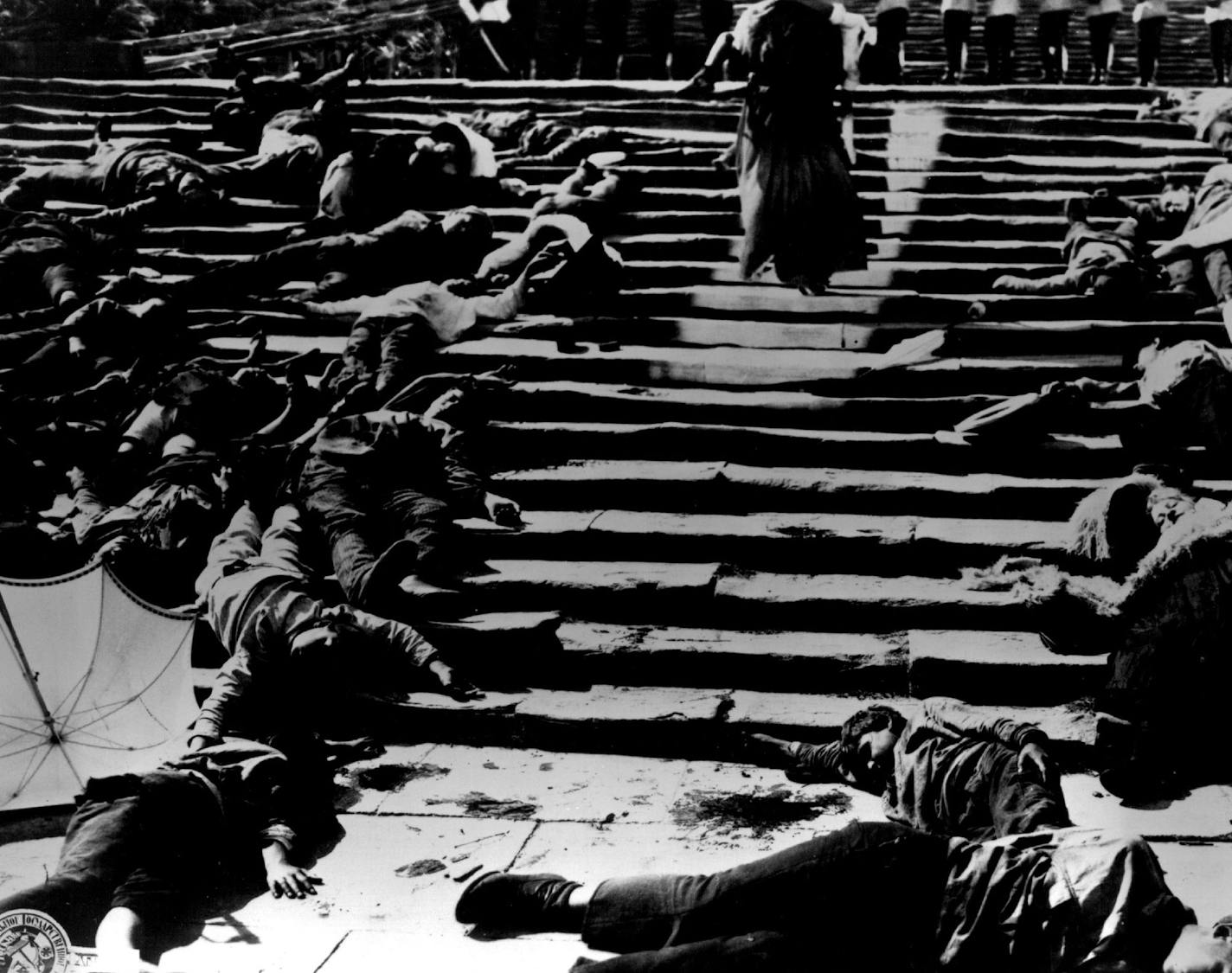 March 24, 1972 Steps of Odessa: In this famous scene from Sergei Eisenstein's Russian classic, "Rotemkin," a lone woman carries her dead child up the steps of Odessa after the massacre of thousands of peasants by Cossacks. "Potemkin" will be seen for the first time on American television Friday, March 24, on "Film Odyssey" over PBS. (Editor; Check local PBS station for air time). "Film Odyssey," a 26-week series, is televised through a *****