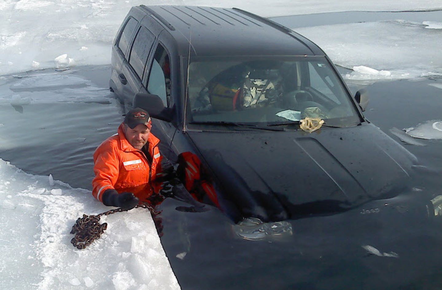 Jim Staricha owns Northland Towing in Isle, Minn., on the shores of Mille Lacs, where he is busy every winter recovering vehicles that have fallen through the ice.