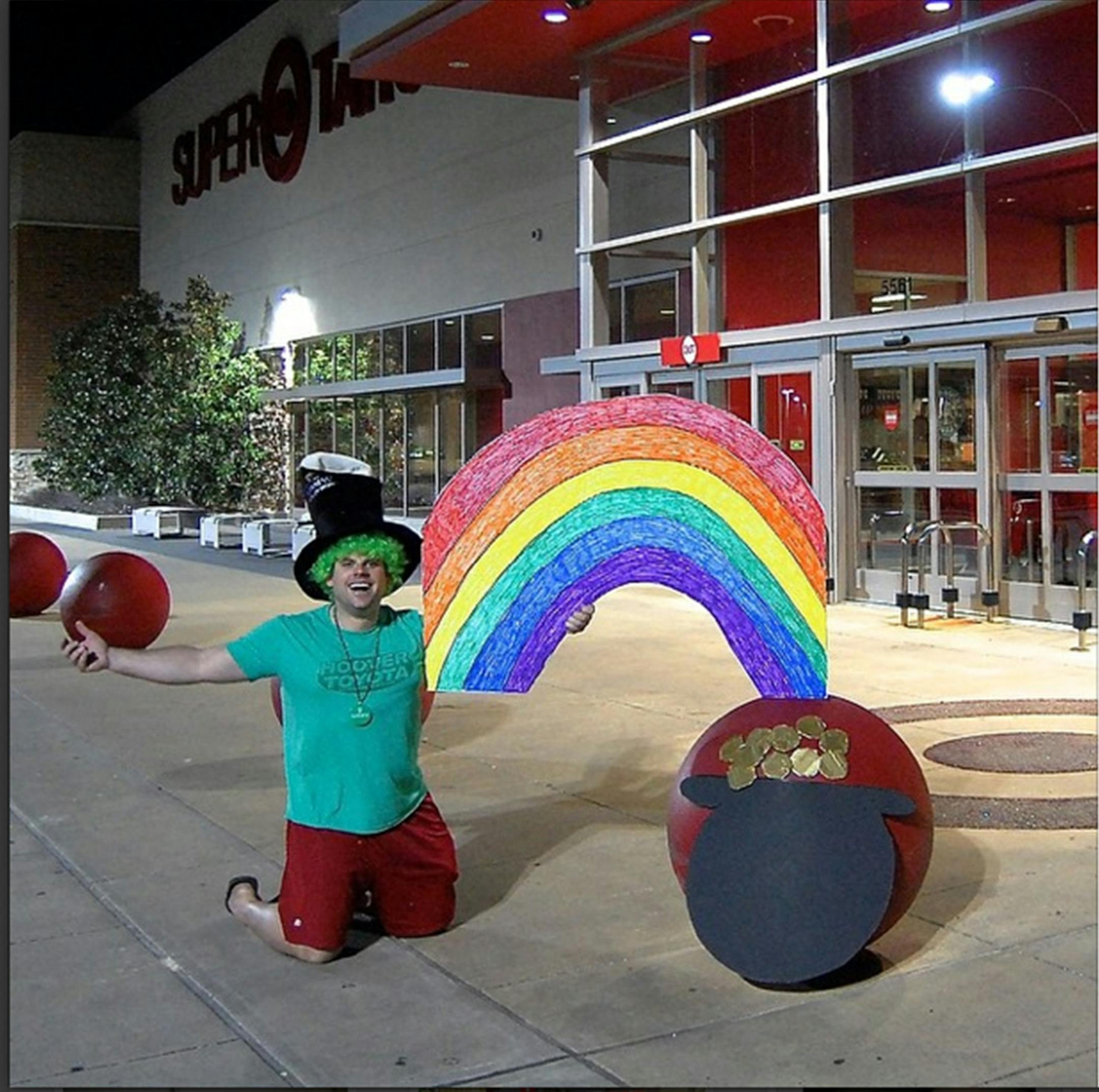 Target balling -?? Day 345: "Everybody seen the Leprechaun @target say yeeeeah!" Happy St. Patrick's Day!