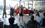 Would you buy this 'Hardbody'? Roseville auto showroom becomes a musical theater stage