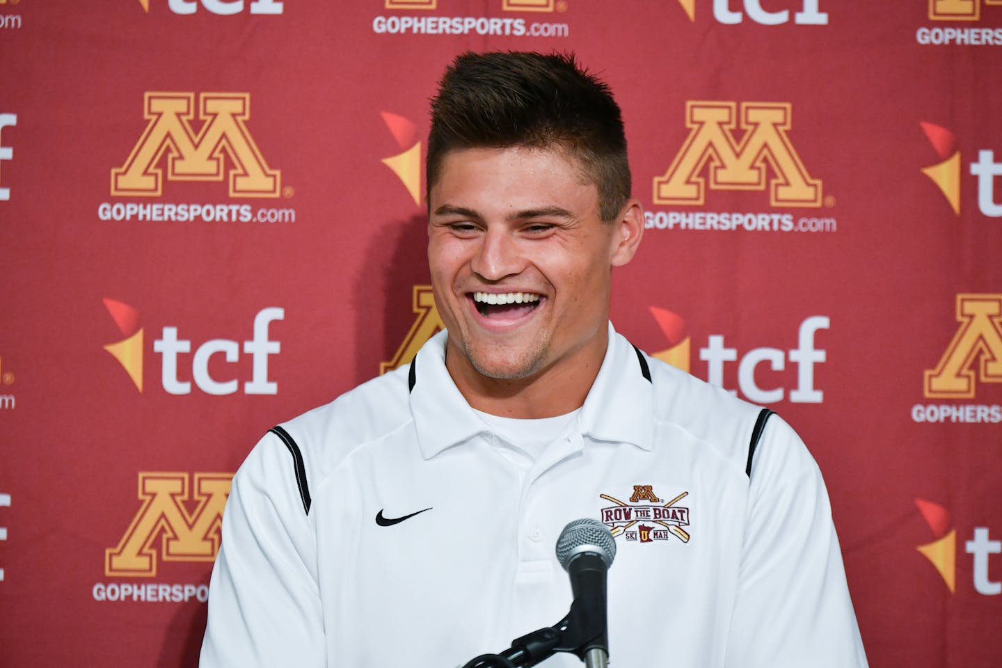 Blake Cashman ] GLEN STUBBE &#xef; glen.stubbe@startribune.com Monday July 31, 2017 It's Media Day on Monday for Gophers football. Not sure what coverage we will have for Tuesday paper, but we'll use some time on Monday (time tbd) to shoot Gophers players, coaches, etc., The Gophers host a Media Day at the U in the Team Room of Nagurski complex. Head coach P.J. Fleck and student-athletes Shannon Brooks, Blake Cashman, Jon Celestin, Steven Richardson, Rodney Smith and Jared Weyer will speak at th