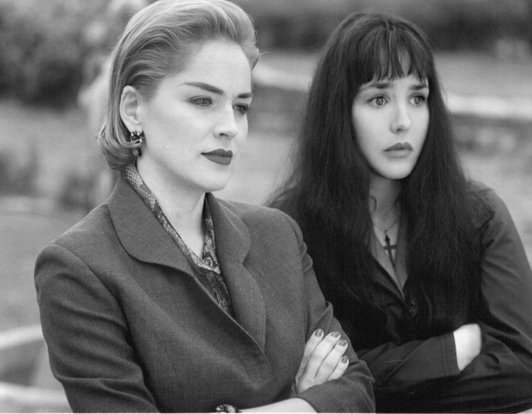 Sharon Stone as Nicole Horner and Isabelle Adjani as Mia Baran in Morgan Creek Productionsâ€™ suspense thriller, â€˜Diabolique,â€ released by Warner Bros. Morgan Creek Production; Warner Bros