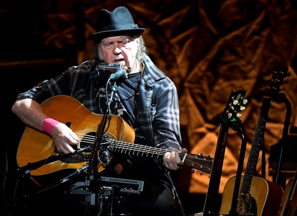 Neil Young kicked off his four-night solo stand on Jan. 26 at the Pantages Theatre in Minneapolis.