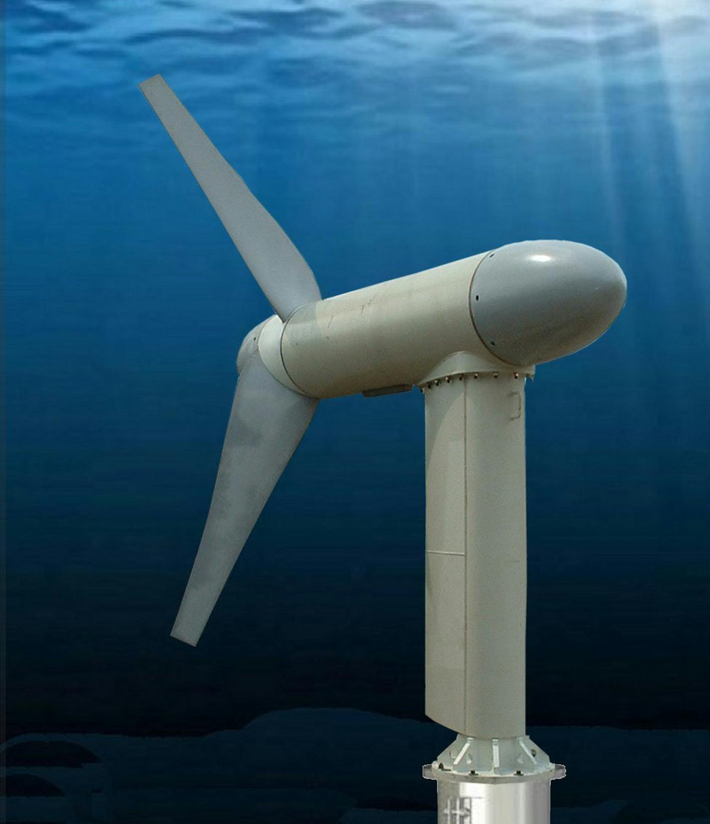 The Free Flow System Turbine developed by Verdant Power Inc.