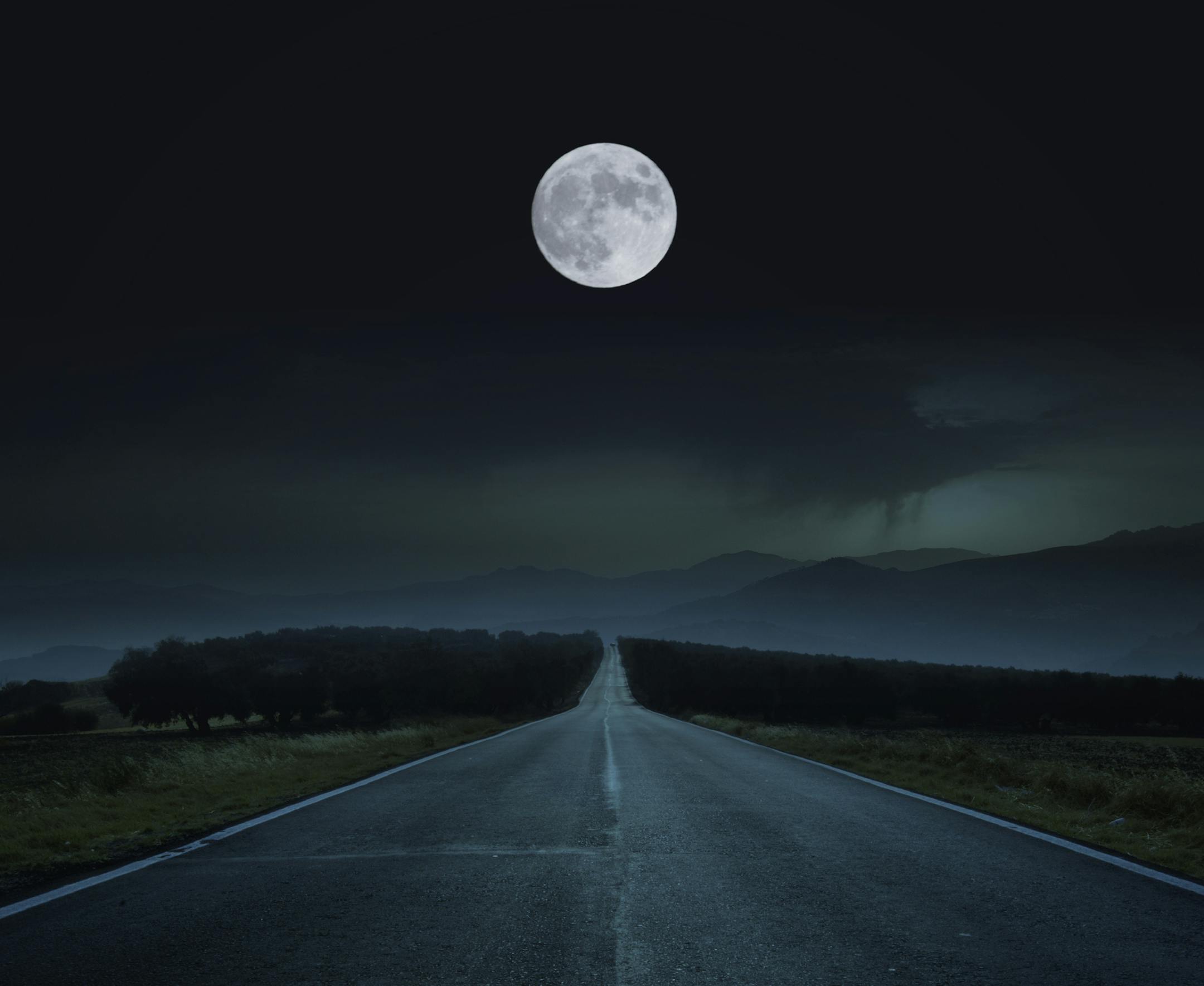 A long and direct road from the moon