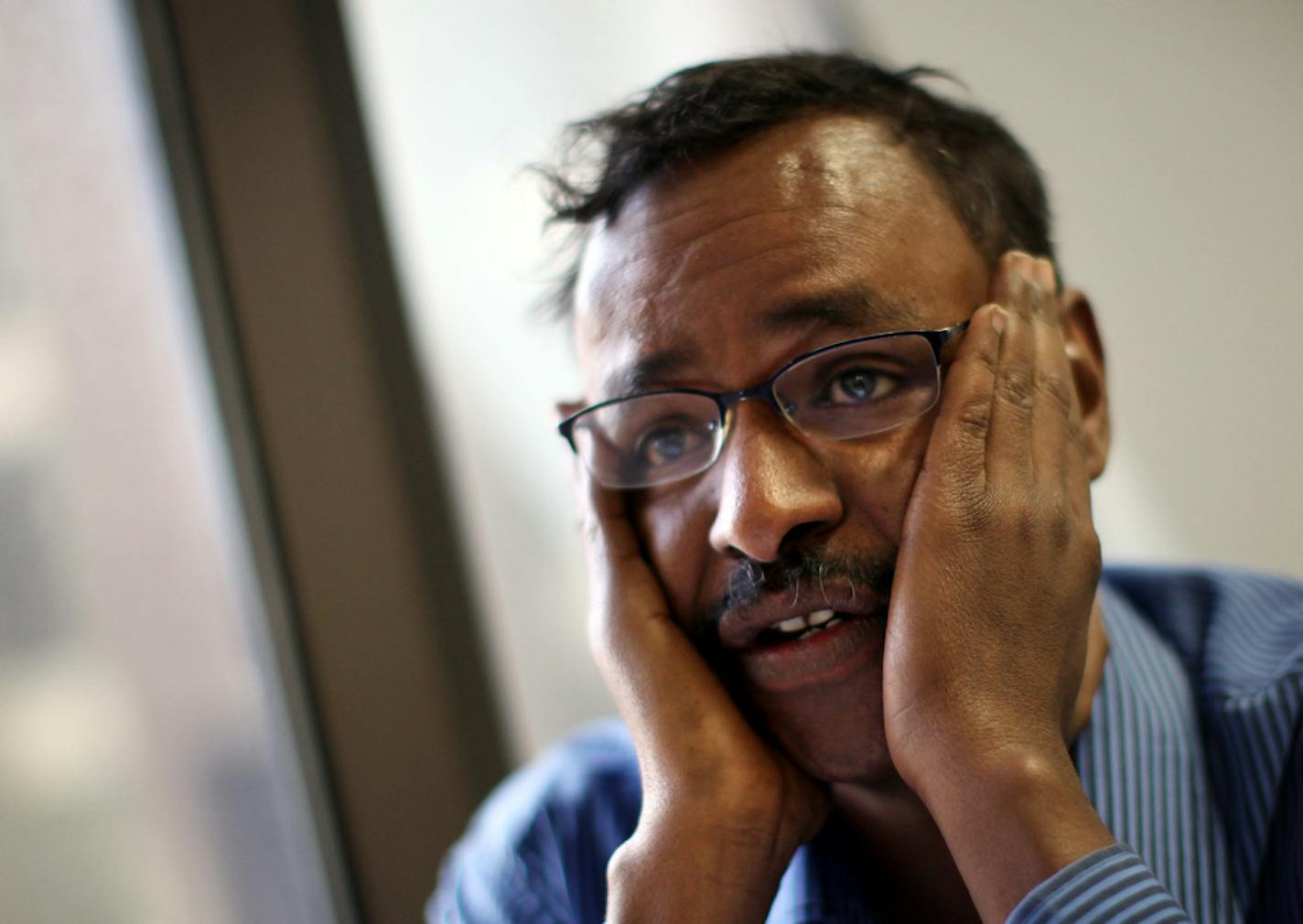 Somali activist Abdirizak Bihi, seen in 2011, said a group of teenage attackers doused him with pepper spray during a car jacking Monday, Sept. 7, 2020, by the Seward Community Co-op.