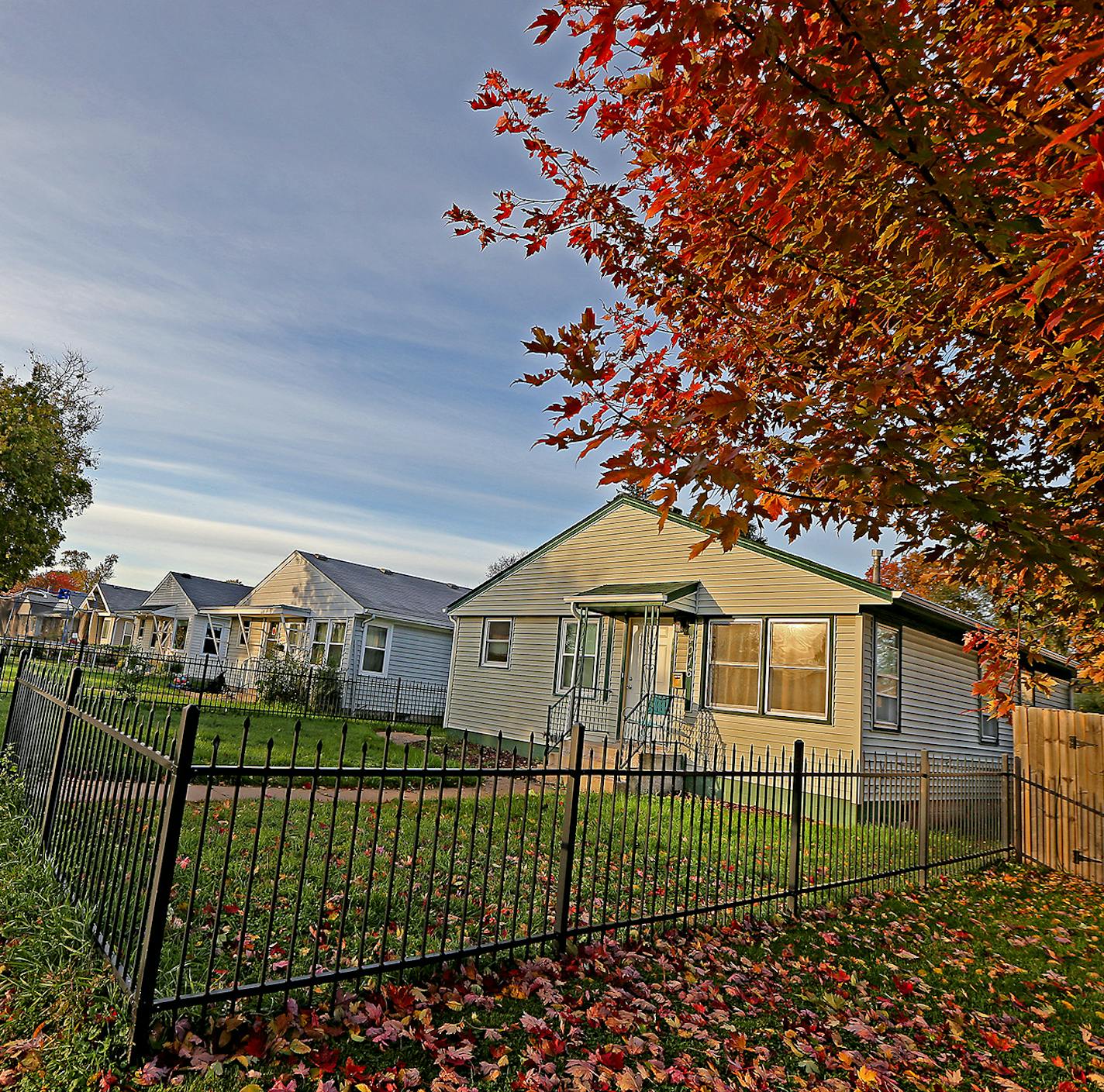 Tilsenbilt Homes were built in the mid-1950s, with a modest footprint and similar look.