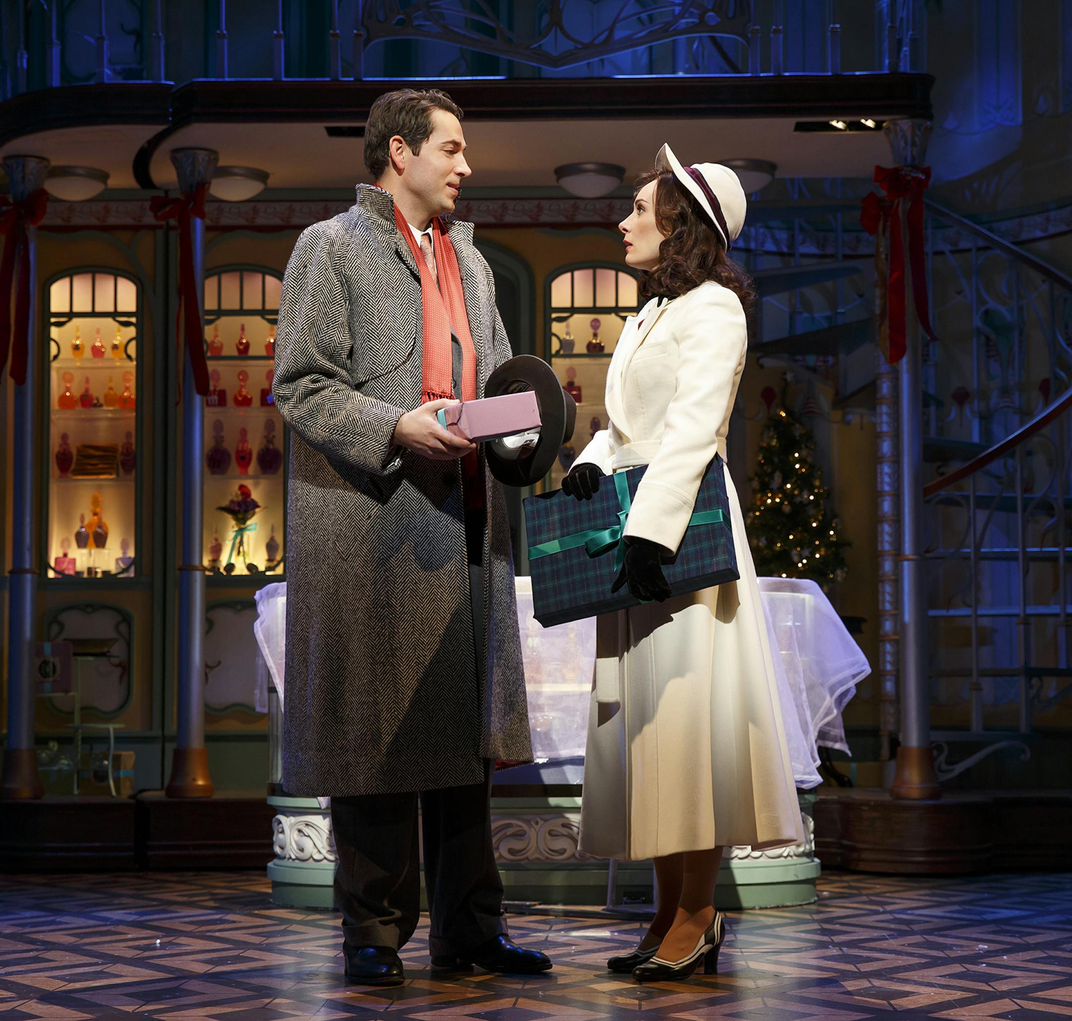Zachary Levi and Laura Benanti in "She Loves Me."
credit: Joan Marcus