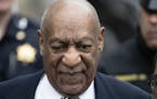 FILE - In this April 3, 2017, file photo, Bill Cosby departs after a pretrial hearing in his sexual assault case at the Montgomery County Courthouse i