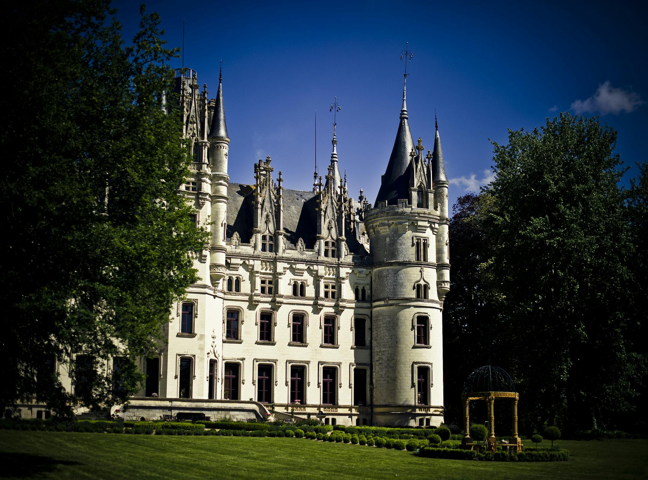Chateau Challain, in France's Loire Valley, was completed in the 1850s on the estate of Count Rochefoucauld. (Janis Ratnieks/TNS) ORG XMIT: 1167266